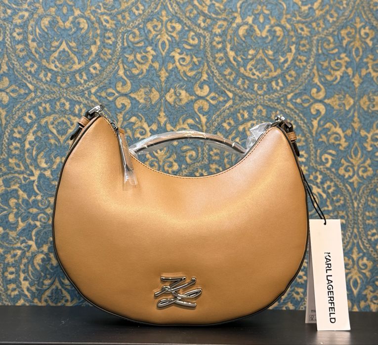 Дамска чанта Karl Lagerfeld   hobo K/AUTOGRAPH Brown