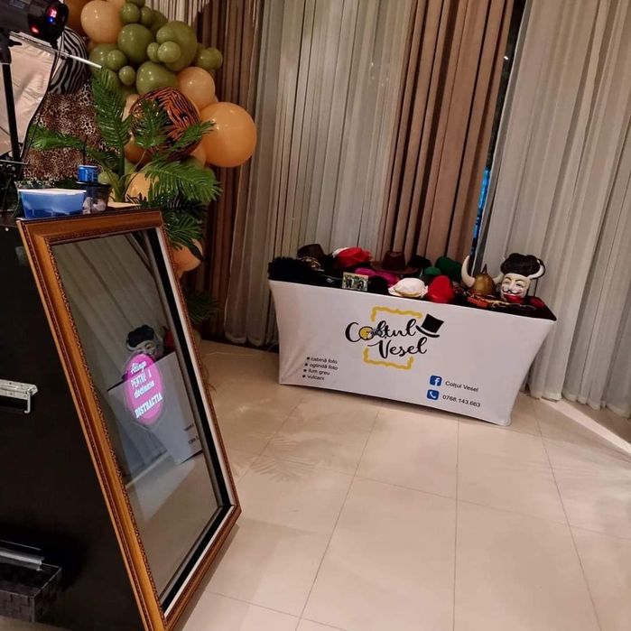 Oglinda magica/Cabină foto / Fum greu/Vulcani/ Selfie 360