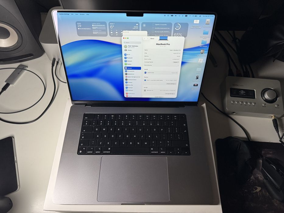 Macbook Pro M1 Pro 16inch 1TB SSD