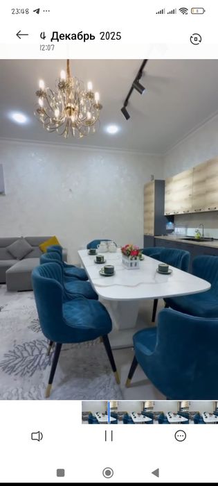 Stol stul  6 kishilik