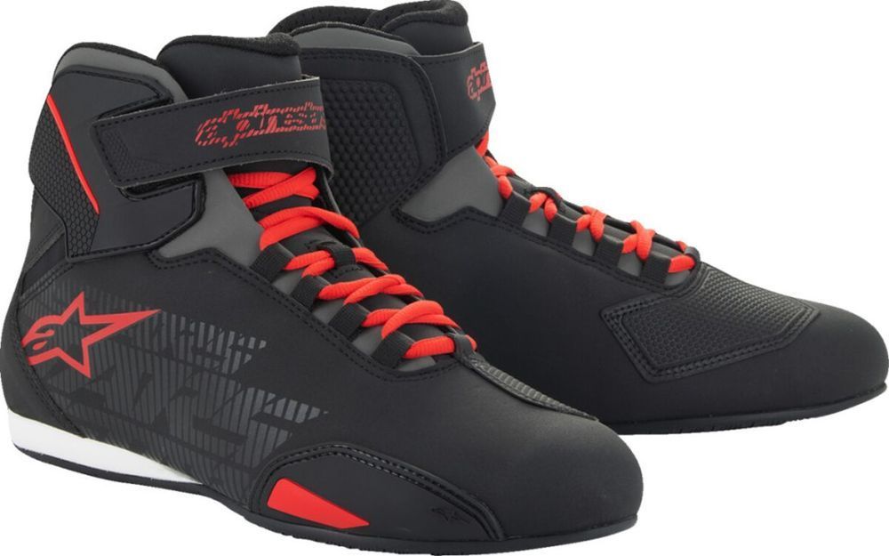 Ghete Alpinestars Sektor negru/rosu