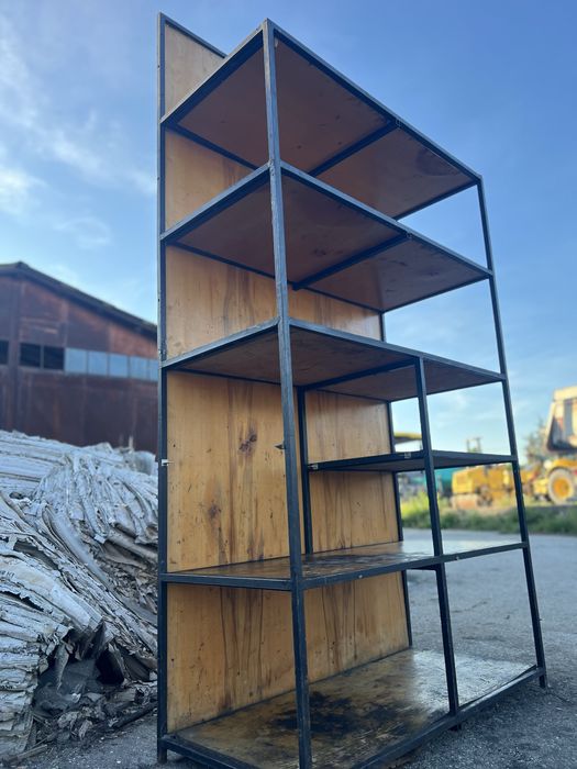 Raft metalic cu polite, industrial