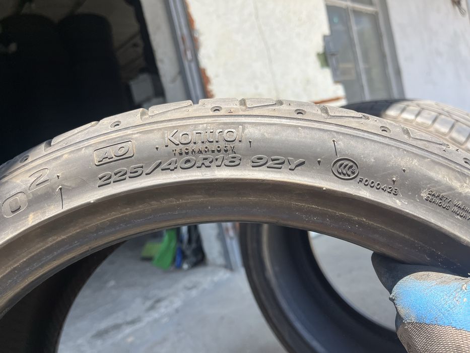 2 бр. летни гуми 225/40/18 Hankook AO 7 mm DOT 4421