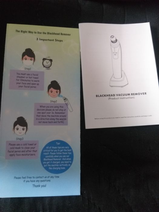 Aparat facial pentru indepartarea punctelor negre