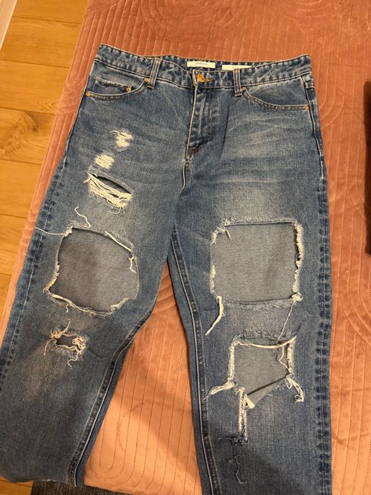 Дълги дънки mom fit