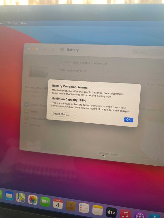 Лаптоп Apple MacBook Air 13' (M1) 256GB Space Gray - като нов!