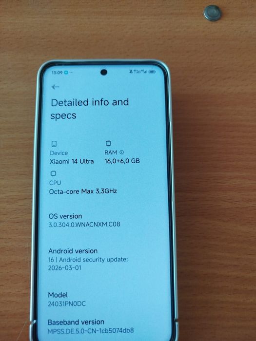 Xiaomi 14 Ultra Идеал 16+512 CN