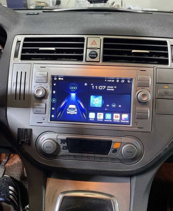Navigatie 1-8GB Android Ford Focus 2 KUGA Transit Fiesta C max Carplay