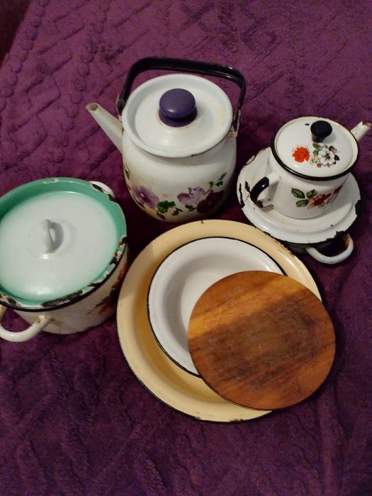 Посуда за 1л Масла на дачу