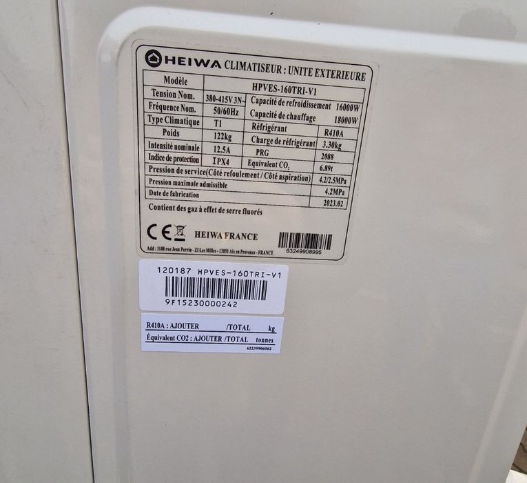 Pompa de Caldura -Duct /Multisplit Monobloc  Daikin/Mitsubishi  Heiwa 16 Kw