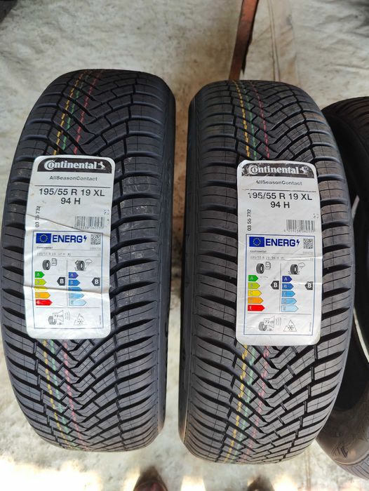 4 Нови всесезонни гуми 195/55R19 Continental AllSeasonContact 94H M+S