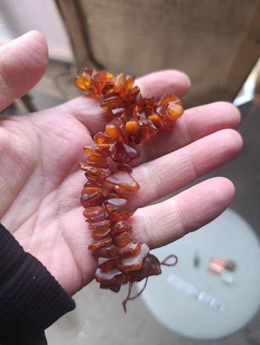 Янтарные бусики из СССР винтаж