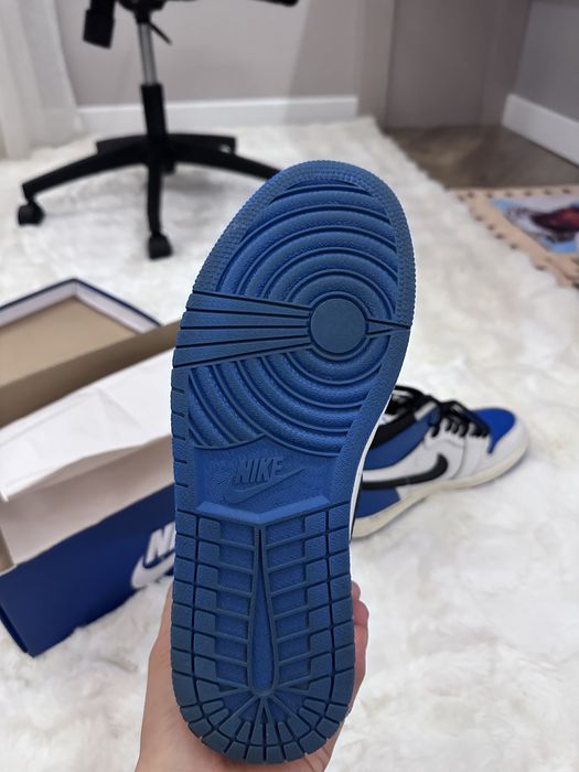 Кроссовки Nike Air Jordan 1 x Travis Scott x Fragment