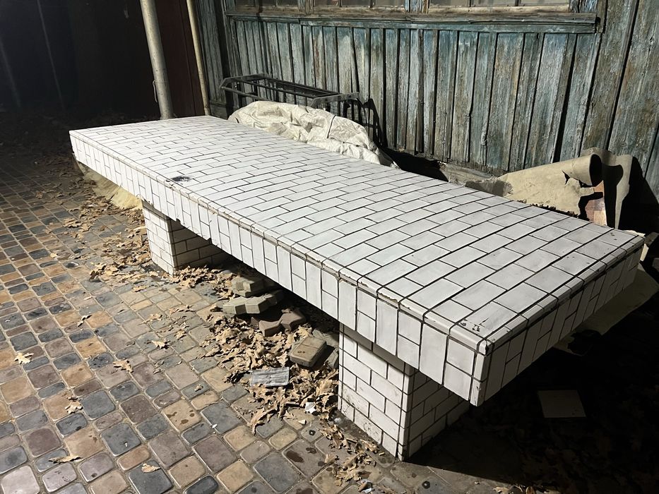 Стол Лофт Мраморный