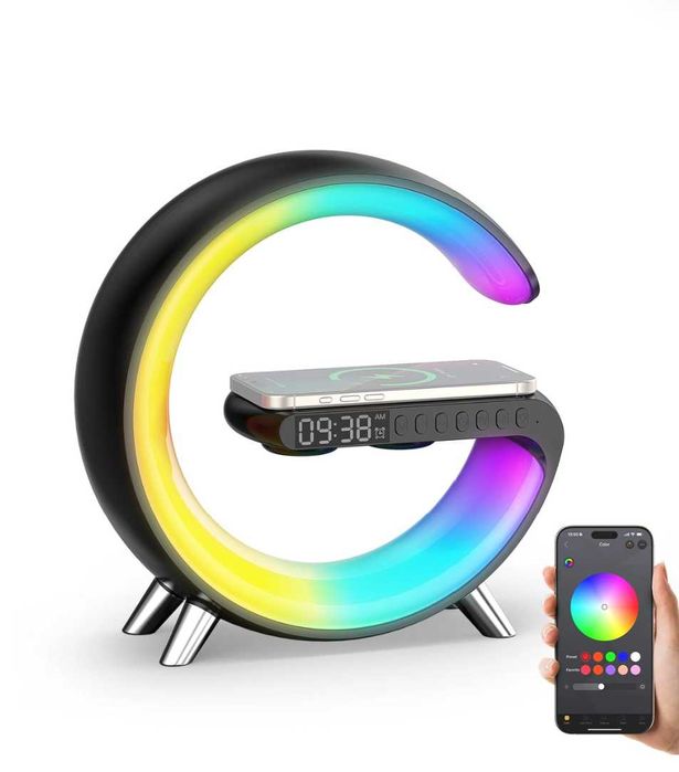 Smiling Shark Smart LED cu ceas cu alarmă