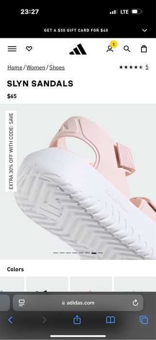 Продам ADIDAS сандалий. Новые,Оригинал.