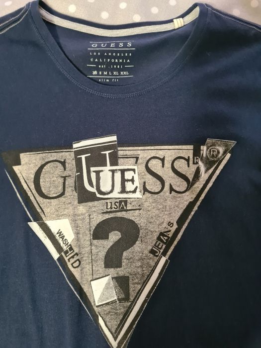 Tricou Guess albastru