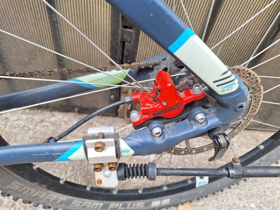 Bicicleta BTWiN roti 27,5 cadru M, Shimano Deore, reducere doar azi