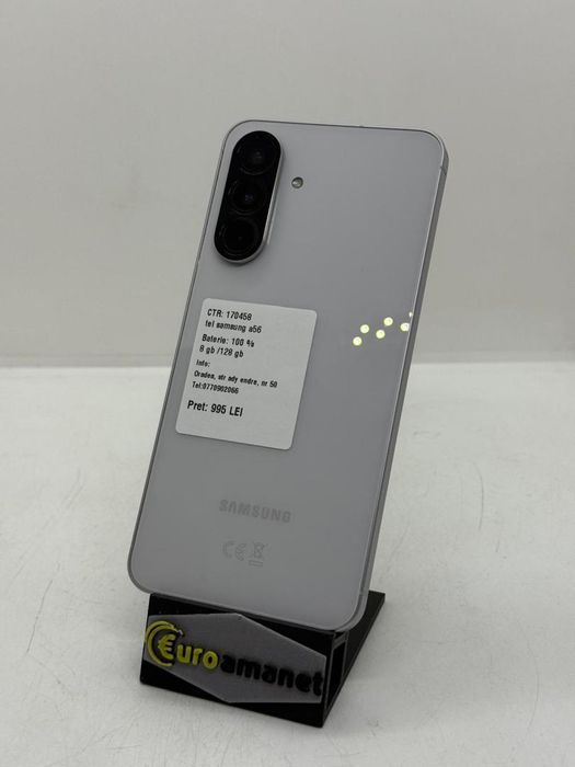 Telefon mobil Samsung Galaxy A56, Dual SIM, 8GB RAM, 128GB, 5G, -A-