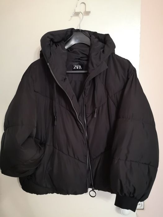 Куртка ZARA Oversize чёрная