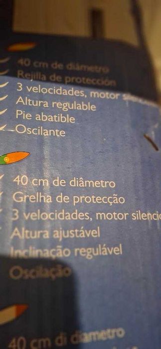 Ventilator camera cu si fara picior inalt, alb