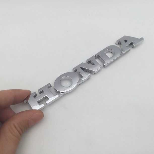 3D Емблема/Надпис Хонда/Honda Черна/Хром