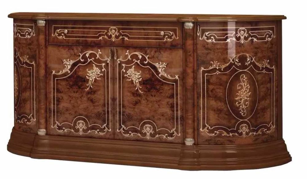 Комод 4-х дверный  Диа Роза орех