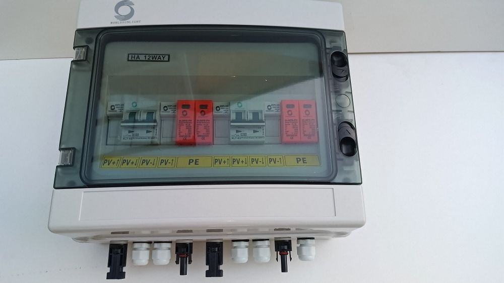 Tablou siguranțe DC sisteme fotovoltaice, panouri fotovoltaice