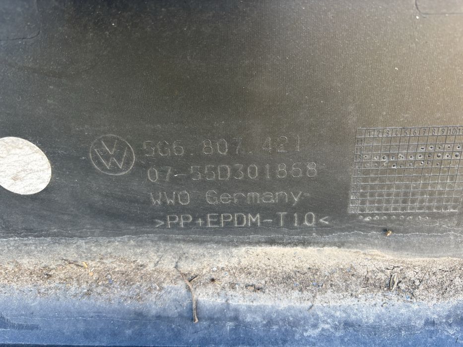 Броня Голф 7/VW Golf 7