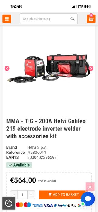 Aparat sudura Selvi galileo 219