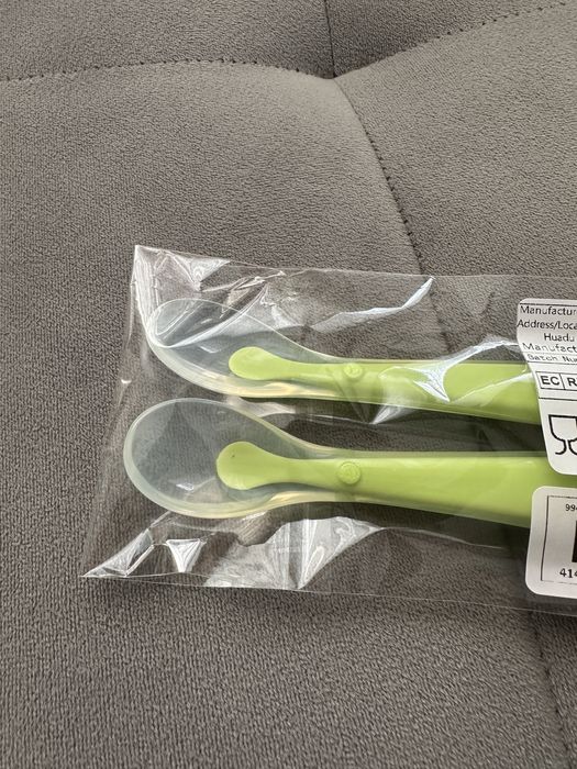 Бебешки меки силиконови лъжици