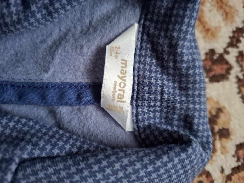 Oferta! Sacou Mayoral bebe baiat 65cm - 2-4 luni - stare excelenta!