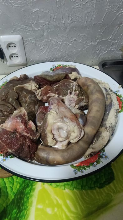 Табақтап ет сатылады кг 3700тг, сабағының еті. Шұжық пен қазысы бөлек