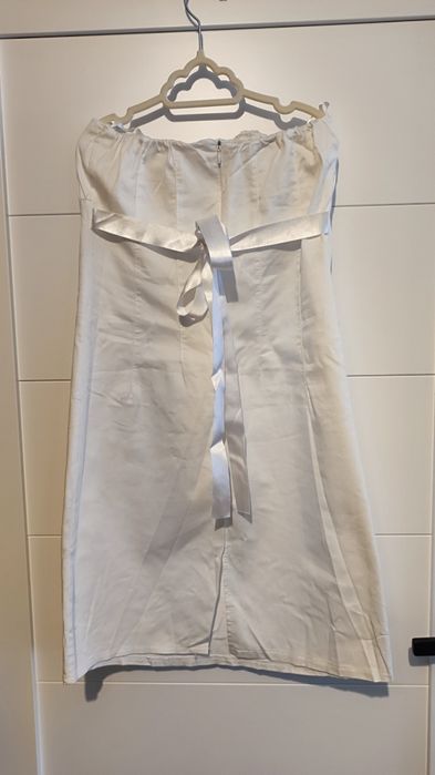 Rochita alba de vara din bumbac