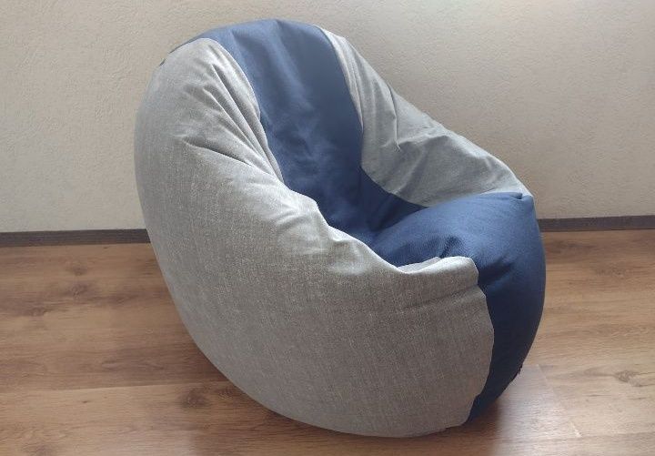 Husă pentru fotoliu puf, material textil