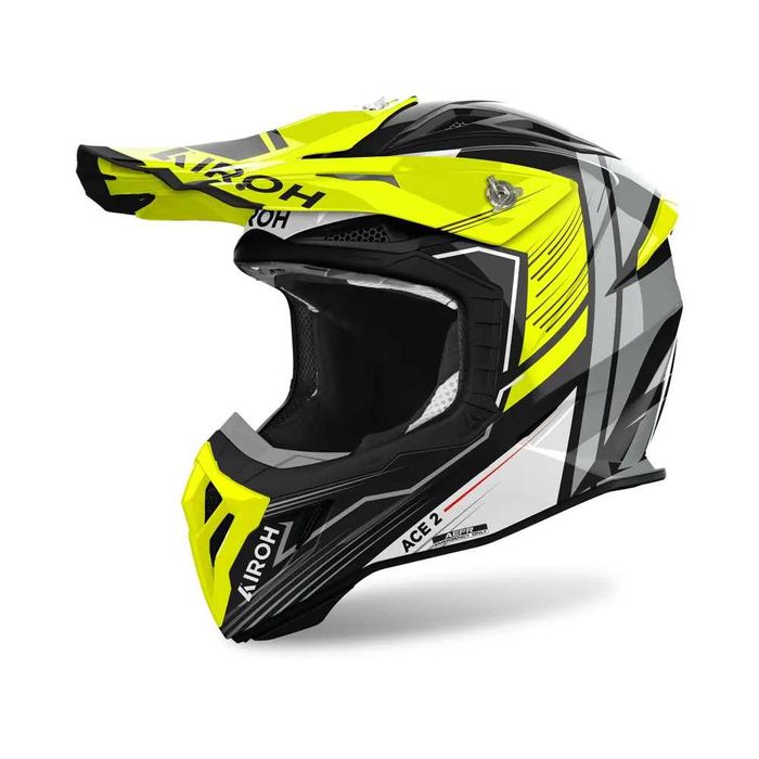 НОВО! онлайн ПРОМОЦИЯ! AIROH AVIATOR ACE 2 нов дот кросова каска