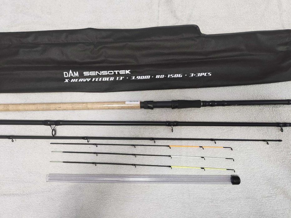Vand 2 Lansete Dam Sensotek X-Heavy Feeder 3.90 m, 80-150 gr