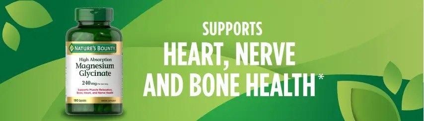 Nature's Bounty Magnesium Glycinate 180 капсулы