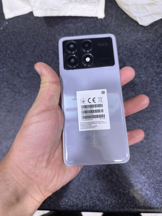 poco x6 pro pamit 12.512g holati ideal oqip tel qlila