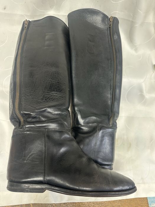 Cizme piele groasa, lucrate manual   -Regent