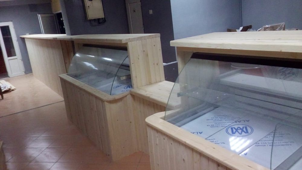 Деревянные барные стойки