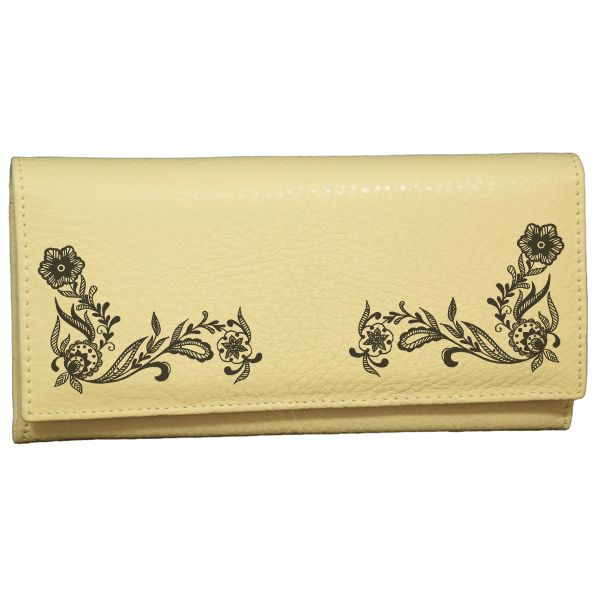 Персонализирано дамско портмоне от италианска ЕСТЕСТВЕНА КОЖА