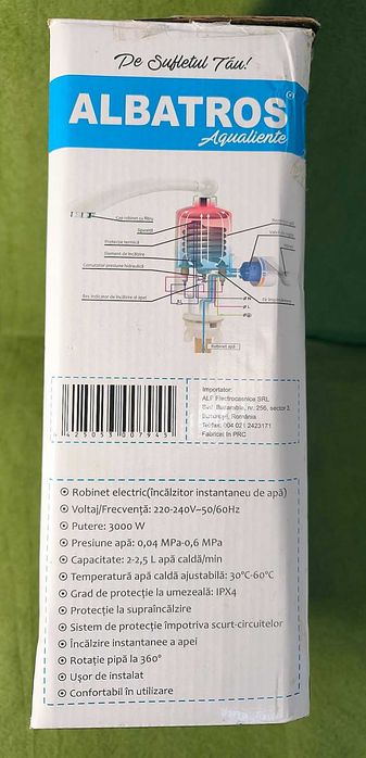Robinet încălzitor instant apă rece - Albatros, nou