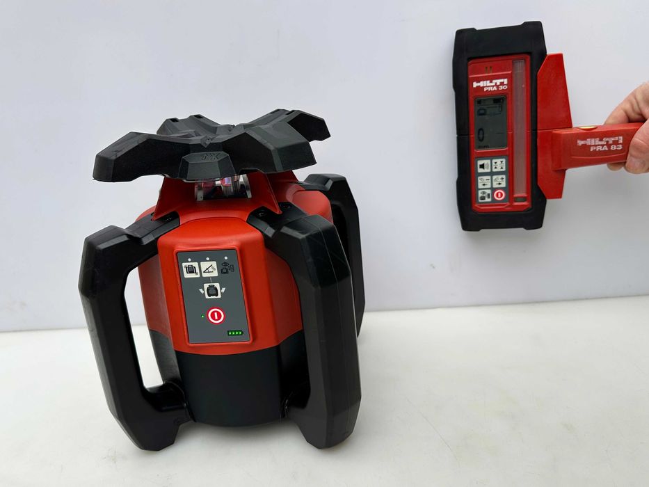 Супер ЦЕНА! Hilti PR 30-HVS A12 - Ротационен лазер за открито като нов