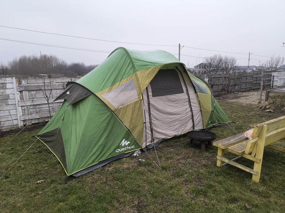 Cort camping de familie Arpenaz Family 4.2 XL