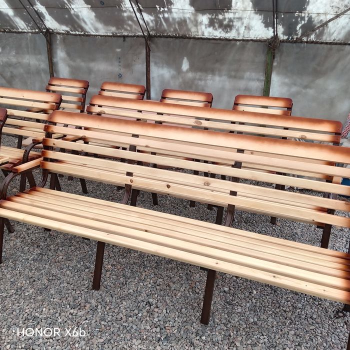 Все из дерева дачные комплекты качели журнальные столики