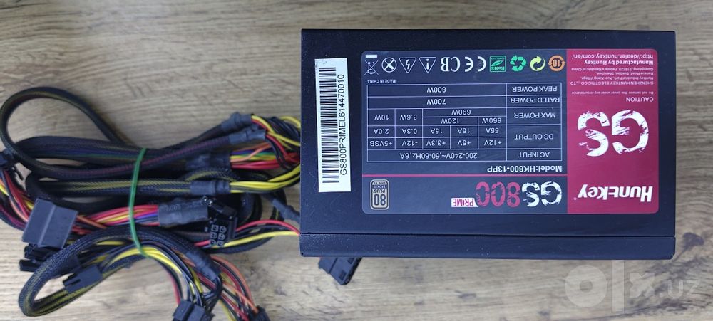 Blokpitanya 800W 80 Bronza Huntkey