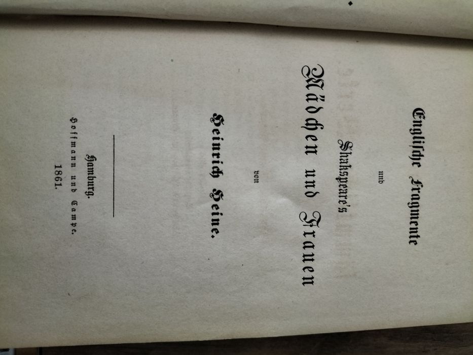 Немецкий книга 1861 года в отличном состоянии