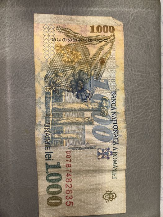 Bancnote 1000 lei din anul 1998
