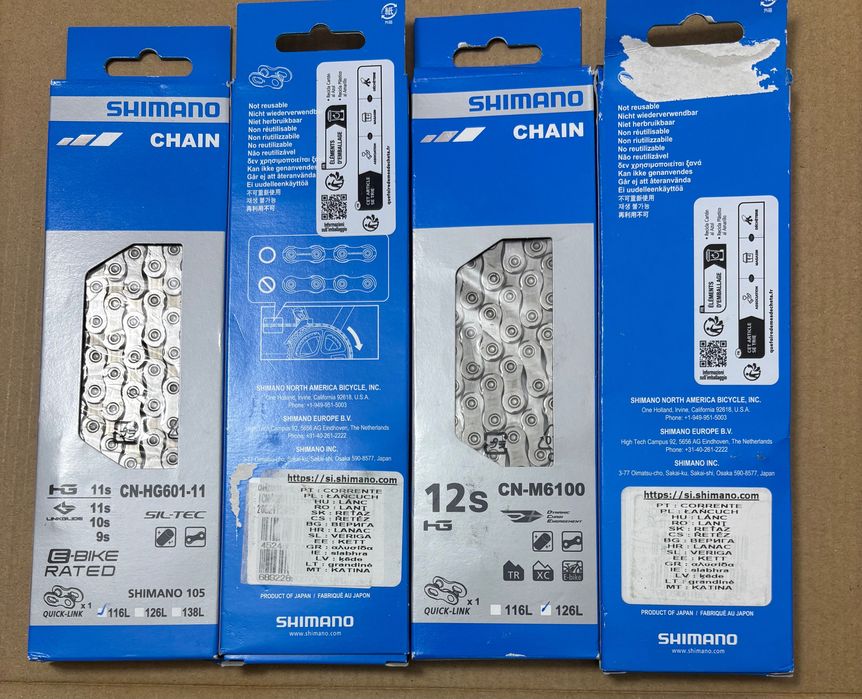 Lant Shimano 12v CN-M6100, sau 11v CN-HG601-11,